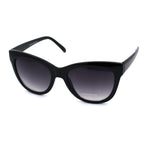 Womens Classic 90s Horned Cat Eye Plastic Mod Sunglasses