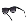 Womens Classic 90s Horned Cat Eye Plastic Mod Sunglasses