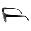 Womens Classic 90s Horned Cat Eye Plastic Mod Sunglasses