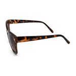 Womens Classic 90s Horned Cat Eye Plastic Mod Sunglasses