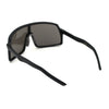 Mens Oversize Futurist Robotic Shield Sport Sunglasses