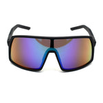 Mens Oversize Futurist Robotic Shield Sport Sunglasses