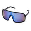 Mens Oversize Futurist Robotic Shield Sport Sunglasses