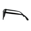 Womens Green Tempered Glass Lens Cat Eye Retro Sunglasses