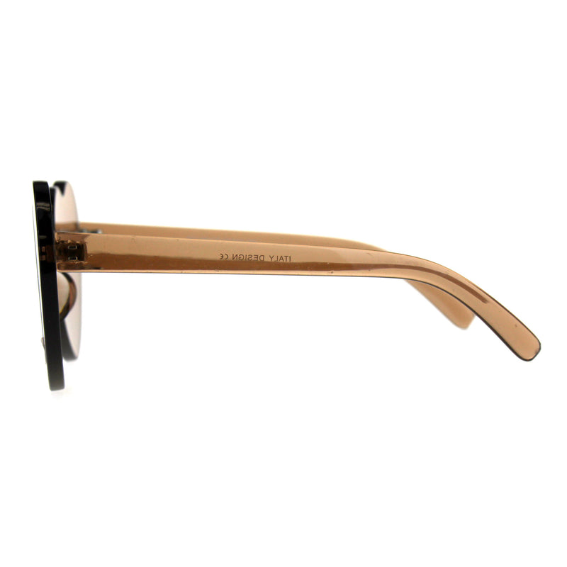 Womens Heart Shape Rimless Hippie Groove Valentine Sunglasses