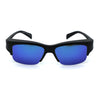 Polarized Reflective Color Mirror Half Rim Mens Fit Over Eyeglasses Sunglasses