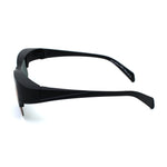 Polarized Reflective Color Mirror Half Rim Mens Fit Over Eyeglasses Sunglasses