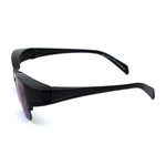 Polarized Reflective Color Mirror Half Rim Mens Fit Over Eyeglasses Sunglasses