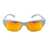 Polarized Reflective Color Mirror Half Rim Mens Fit Over Eyeglasses Sunglasses