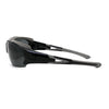 Mens Polarized Top Windbreak Rubber Gasket Wrap Sport Sunglasses