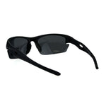 Polarized Antiglare Mens Baseball Half Rim Sport Light Weight Sunglasses