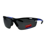 Polarized Antiglare Mens Runners Half Rim Sport Light Weight Sunglasses