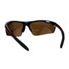 Polarized Antiglare Mens Runners Half Rim Sport Light Weight Sunglasses