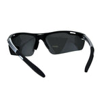 Polarized Antiglare Mens Runners Half Rim Sport Light Weight Sunglasses