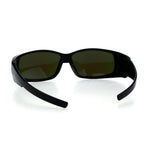 Polarized Antiglare Reflective Color Mirror Lens Mens 58mm Fit Over Sunglasses