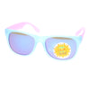 Photochromic Color Changing Frame Matte Sport Horn Rim Sunglasses