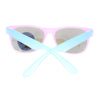 Photochromic Color Changing Frame Matte Sport Horn Rim Sunglasses