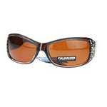 Anti Glare Polarized Womens Rhinestone Oval Rectangular Designer Sunglasses