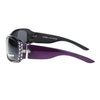 Anti Glare Polarized Womens Rhinestone Oval Rectangular Designer Sunglasses