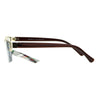 Mens Half Metal Rim Rectangular Multi 3 Power Focus Progressive Reading Glasses