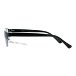 Mens Half Metal Rim Rectangular Multi 3 Power Focus Progressive Reading Glasses