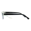 Mens Half Metal Rim Rectangular Multi 3 Power Focus Progressive Reading Glasses