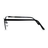 Mens Metal Half Rim Rectangular Reading Glasses