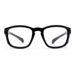 SA106 AP Z87+U6 Safety Lens Visor Horn Rim Magnifying Black Reading Glasses +1.0
