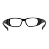 SA106 AP Z87+U6 Safety Lens Wrap Sport Soft Tip Black Reading Glasses +1.5