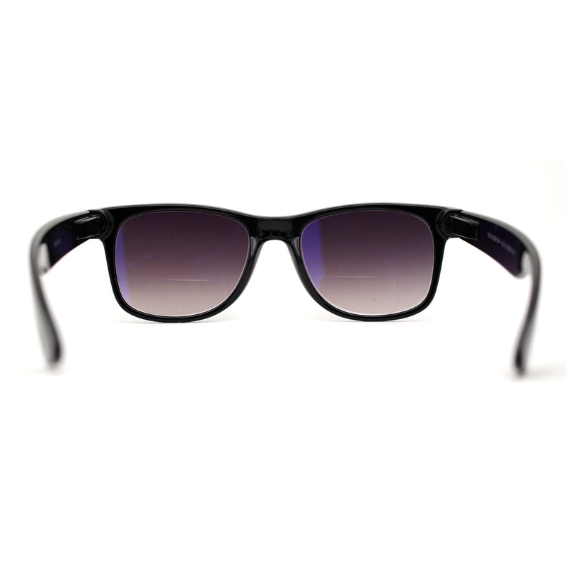Retro Horn Rim Bi-focal Reading Sunglasses