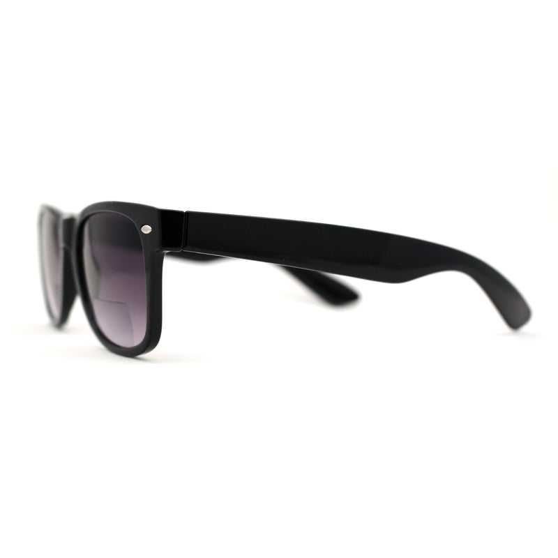 Retro Horn Rim Bi-focal Reading Sunglasses