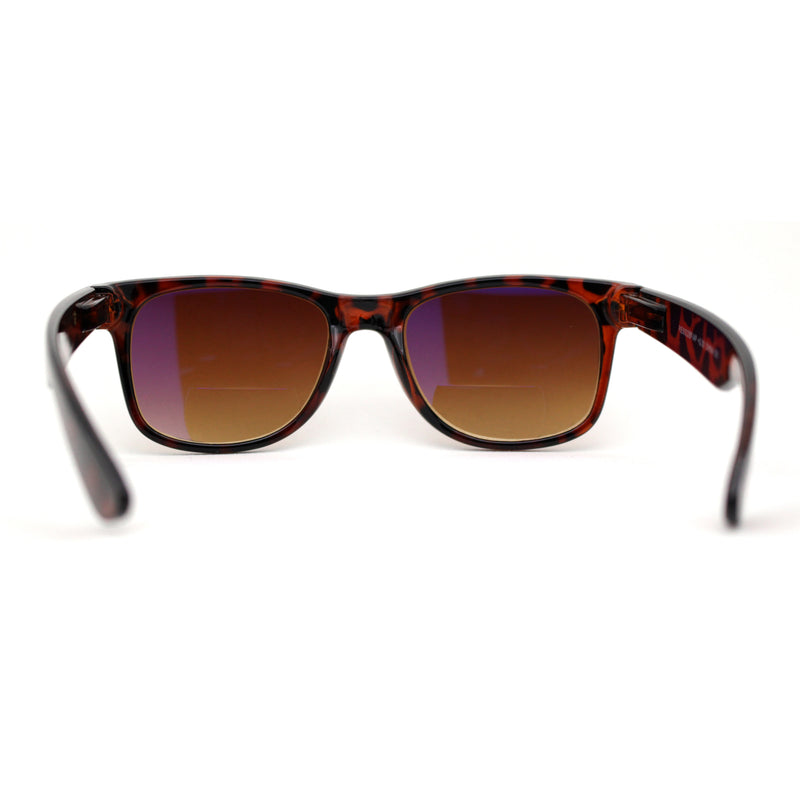 Retro Horn Rim Bi-focal Reading Sunglasses
