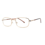 Classic Iconic Dad Fashion Narrow Rectangle Snug Reading Glasses