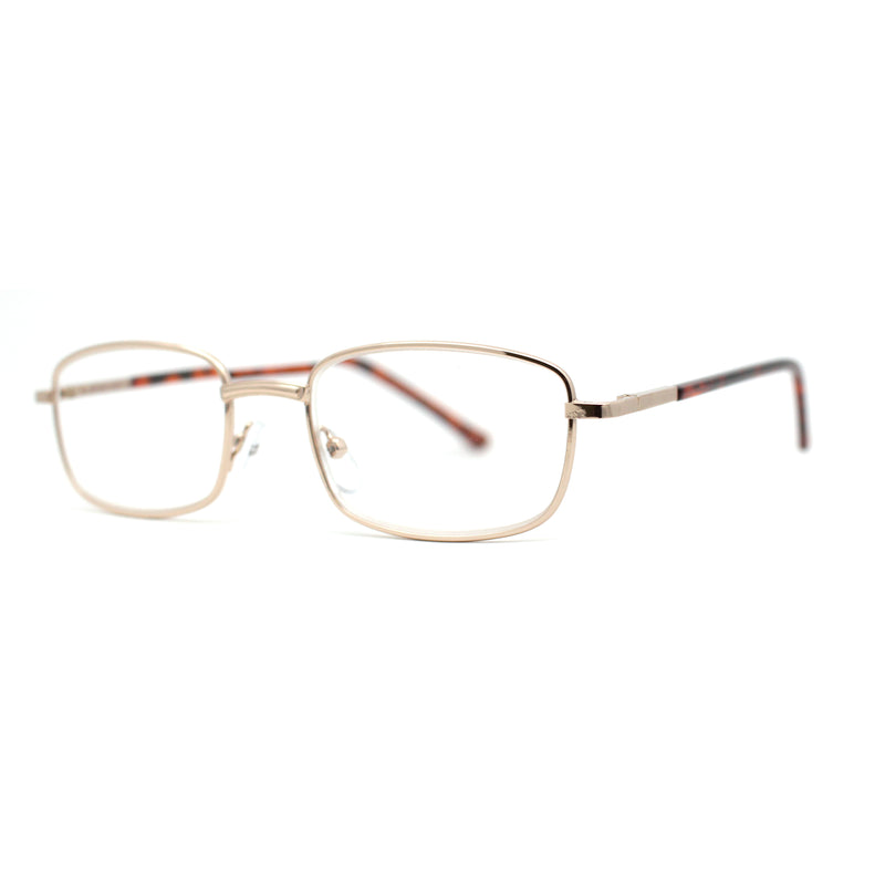 Classic Iconic Dad Fashion Narrow Rectangle Snug Reading Glasses