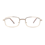 Classic Iconic Dad Fashion Narrow Rectangle Snug Reading Glasses