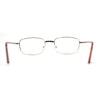 Classic Iconic Dad Fashion Narrow Rectangle Snug Reading Glasses