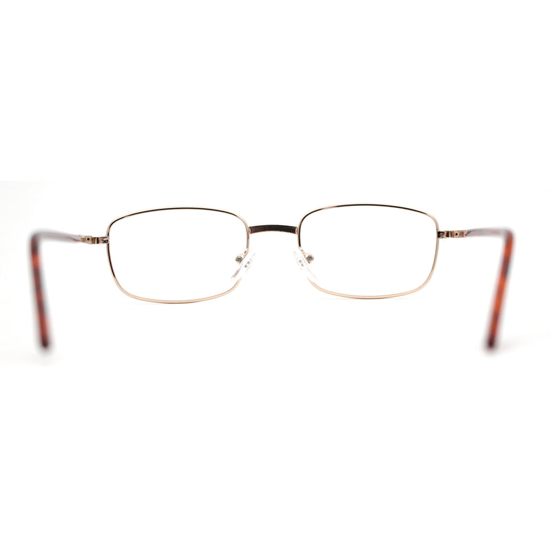 Classic Iconic Dad Fashion Narrow Rectangle Snug Reading Glasses