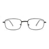 Classic Iconic Dad Fashion Narrow Rectangle Snug Reading Glasses