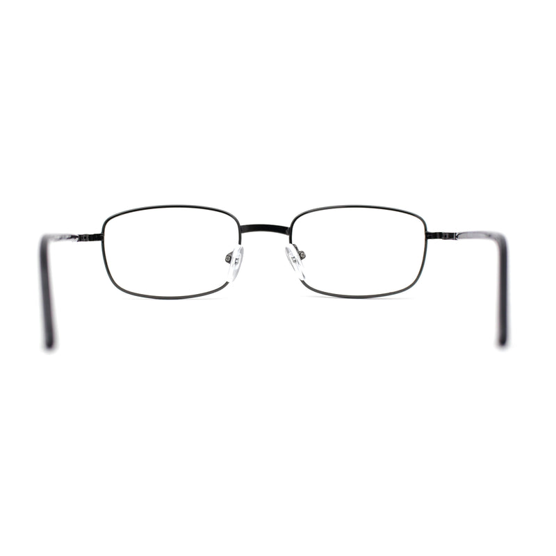 Classic Iconic Dad Fashion Narrow Rectangle Snug Reading Glasses