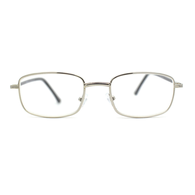 Classic Iconic Dad Fashion Narrow Rectangle Snug Reading Glasses