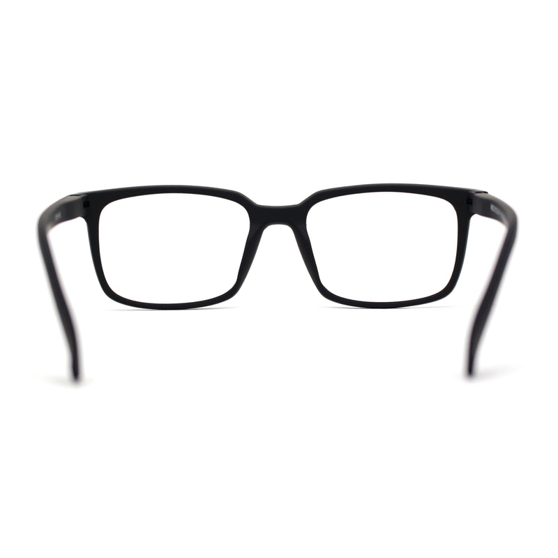 Stylish Matte Finish Rectangle Plastic Reading Glasses