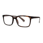 Stylish Matte Finish Rectangle Plastic Reading Glasses