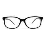 Fashion Metal Chain Arm Rectangular Plastic Bi-focal Reading Glasses