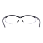 Mens ANSI Z87.1 Wrap Half Rim Safety Bifocal Reading Glasses Sunglasses