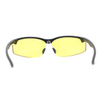 Mens ANSI Z87.1 Wrap Half Rim Safety Bifocal Reading Glasses Sunglasses