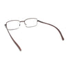 Classic Metal Rim and Arm Narrow Rectangle Reading Glasses