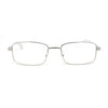 Classic Metal Rim and Arm Narrow Rectangle Reading Glasses