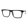 Stylish Classy Squared Rectangle Horn Rim Plastic Fashion Reading Glasses