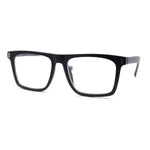 Stylish Classy Squared Rectangle Horn Rim Plastic Fashion Reading Glasses