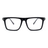 Stylish Classy Squared Rectangle Horn Rim Plastic Fashion Reading Glasses